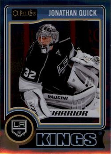 #130 Jonathan Quick - Los Angeles Kings - 2014-15 O-Pee-Chee Platinum Hockey