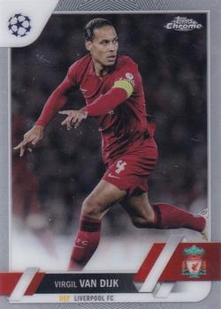 #130 Virgil van Dijk - Liverpool - 2022-23 Topps Chrome UEFA Club Competitions Soccer