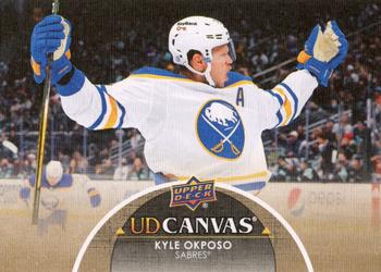 #C130 Kyle Okposo - Buffalo Sabres - 2021-22 Upper Deck - UD Canvas Hockey
