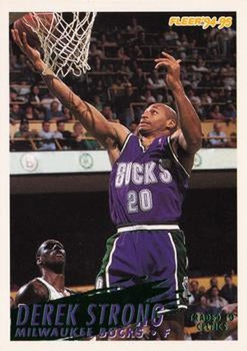 #130 Derek Strong - Boston Celtics - 1994-95 Fleer Basketball