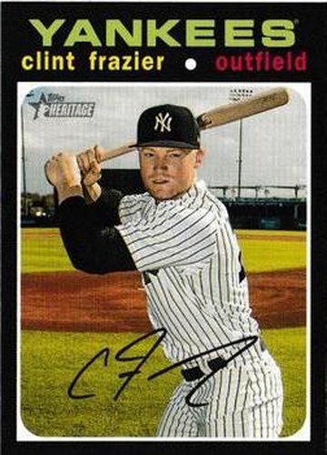 #130 Clint Frazier - New York Yankees - 2020 Topps Heritage Baseball
