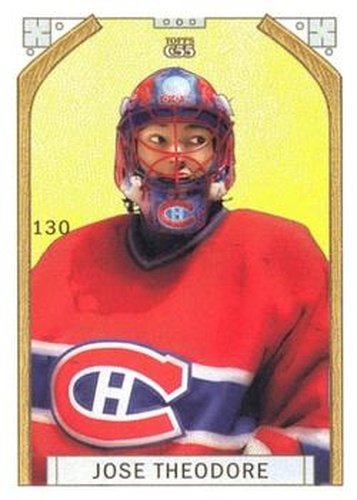 #130 Jose Theodore - Montreal Canadiens - 2003-04 Topps C55 Hockey