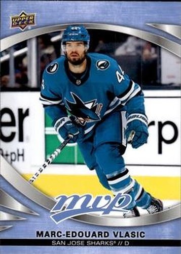 #130 Marc-Edouard Vlasic - San Jose Sharks - 2023-24 Upper Deck MVP Hockey