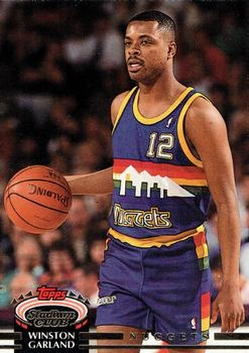#130 Winston Garland - Denver Nuggets - 1992-93 Stadium Club Basketball
