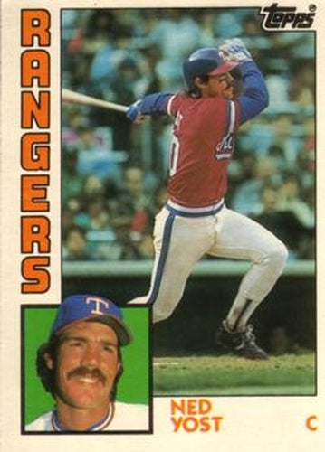 #131T Ned Yost - Texas Rangers - 1984 Topps Traded Baseball