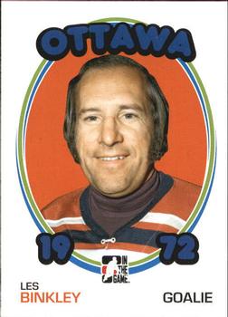 #131 Les Binkley - Ottawa Nationals - 2009-10 In The Game 1972 The Year In Hockey