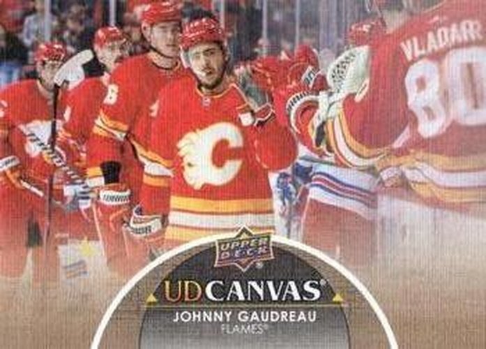 #C131 Johnny Gaudreau - Calgary Flames - 2021-22 Upper Deck - UD Canvas Hockey