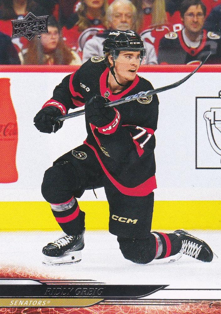 #131 Ridly Greig - Ottawa Senators - 2024-25 Upper Deck Hockey