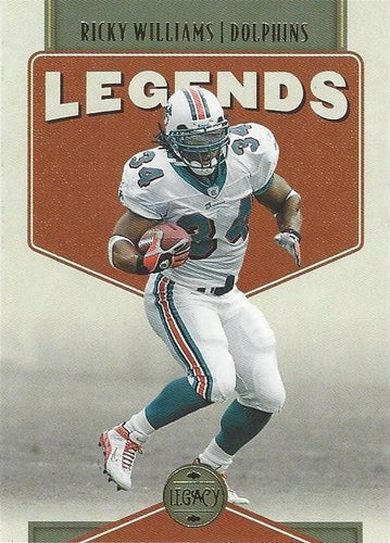 #131 Ricky Williams - Miami Dolphins - 2022 Panini Legacy Football
