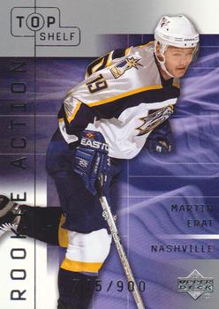 #131 Martin Erat - Nashville Predators - 2001-02 Upper Deck Top Shelf Hockey
