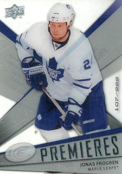 #131 Jonas Frogren - Toronto Maple Leafs - 2008-09 Upper Deck Ice Hockey