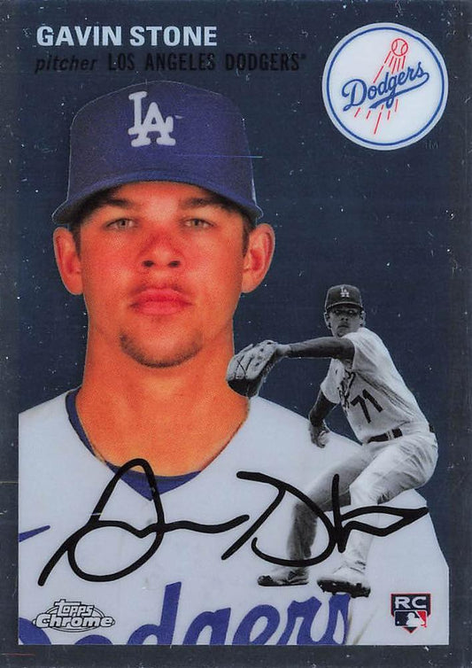#131 Gavin Stone - Los Angeles Dodgers - 2023 Topps Chrome Platinum Anniversary Baseball
