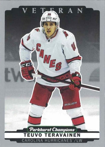 #131 Teuvo Teravainen - Carolina Hurricanes - 2022-23 Parkhurst Champions - Silver Hockey