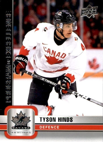 #131 Tyson Hinds - Canada - 2023 Upper Deck Team Canada Juniors Hockey