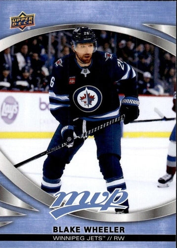 #131 Blake Wheeler - Winnipeg Jets - 2023-24 Upper Deck MVP - Ice Battles Hockey