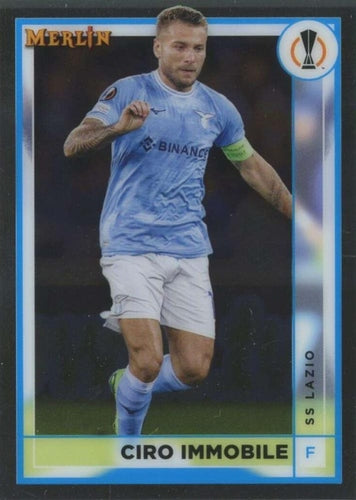 #131 Ciro Immobile - Lazio - 2022-23 Merlin Chrome UEFA Club Competitions Soccer