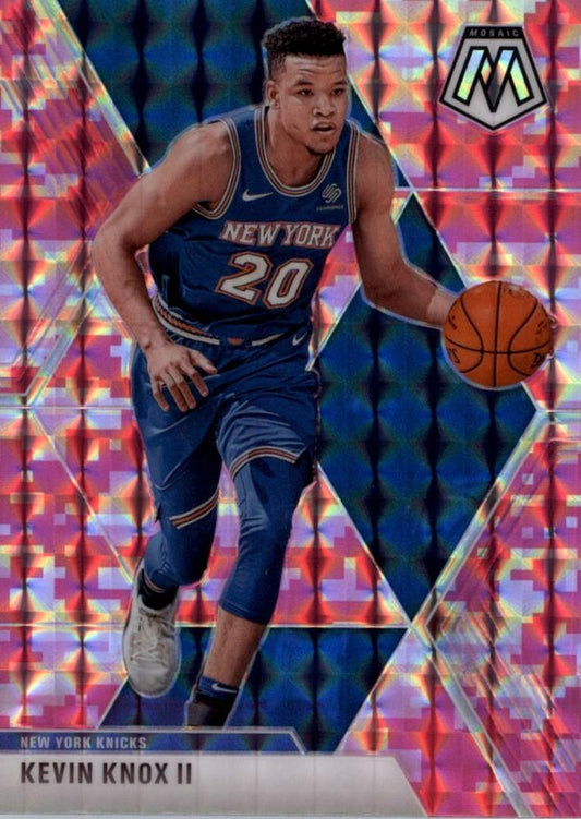 #131 Kevin Knox II - New York Knicks - 2019-20 Panini Mosaic - Camo Pink Basketball