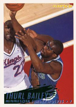 #131 Thurl Bailey - Minnesota Timberwolves - 1994-95 Fleer Basketball