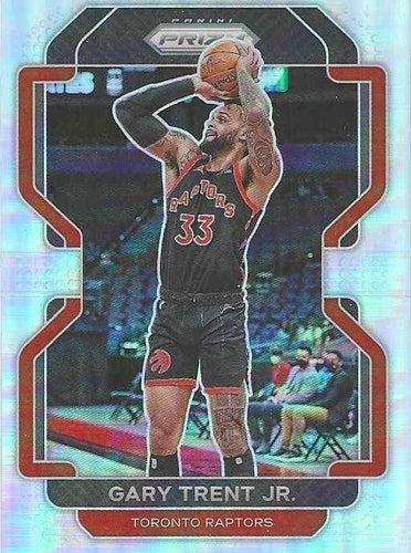 #131 Gary Trent Jr. - Toronto Raptors - 2021-22 Panini Prizm - Silver Basketball