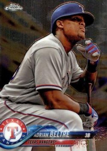 #131 Adrian Beltre - Texas Rangers - 2018 Topps Chrome Baseball