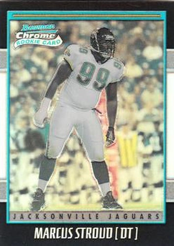 #131 Marcus Stroud - Jacksonville Jaguars - 2001 Bowman Chrome Football