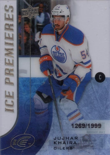 #131 - Jujhar Khaira - Edmonton Oilers - 2015-16 Upper Deck Ice Hockey