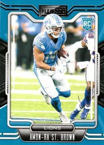 #131 Amon-Ra St. Brown - Detroit Lions - 2021 Panini Playbook Football