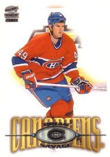#131 Brian Savage - Montreal Canadiens - 2000-01 Pacific Paramount Hockey
