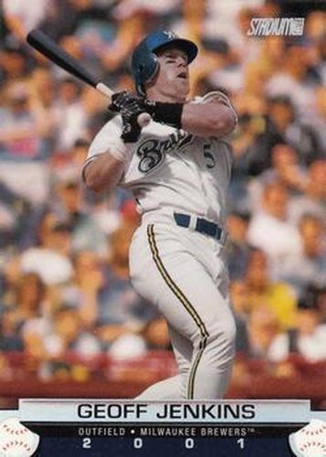 #131 Geoff Jenkins - Milwaukee Brewers - 2001 Stadium Club Baseball