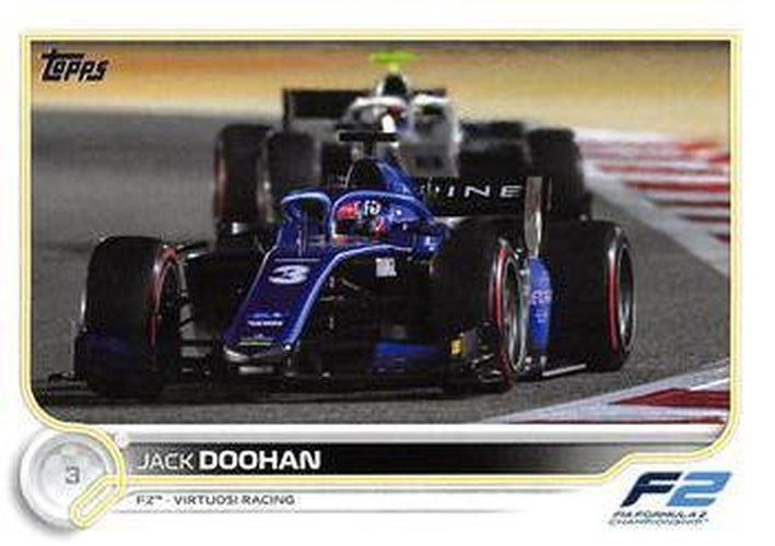 #131 Jack Doohan - Virtuosi Racing F2 - 2022 Topps Formula 1 Racing