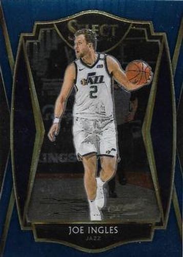 #131 Joe Ingles - Utah Jazz - 2020-21 Panini Select - Blue Basketball