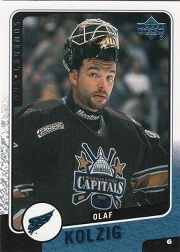 #131 Olaf Kolzig - Washington Capitals - 2000-01 Upper Deck Legends Hockey