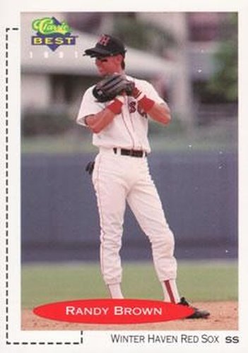 #131 Randy Brown - Winter Haven Red Sox - 1991 Classic Best Baseball