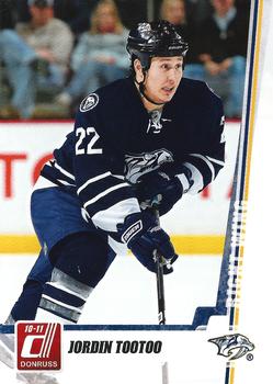 #131 Jordin Tootoo - Nashville Predators - 2010-11 Donruss Hockey