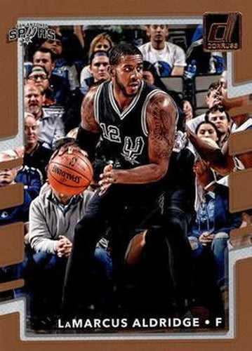 #131 LaMarcus Aldridge - San Antonio Spurs - 2017-18 Donruss Basketball