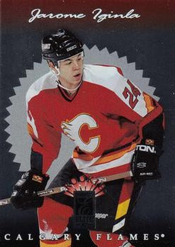 #131 Jarome Iginla - Calgary Flames - 1996-97 Donruss Elite Hockey