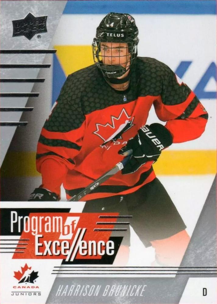 #131 Harrison Brunicke - Canada - 2024 Upper Deck Team Canada Juniors Hockey