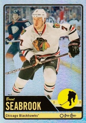 #131 Brent Seabrook - Chicago Blackhawks - 2012-13 O-Pee-Chee - Rainbow Hockey