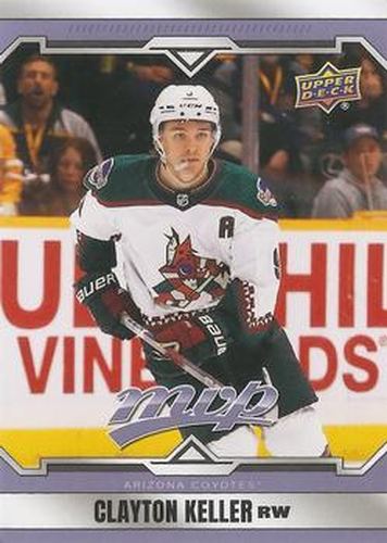 #131 Clayton Keller - Arizona Coyotes - 2024-25 Upper Deck MVP Hockey