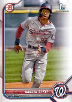 #BP-131 Darren Baker - Washington Nationals - 2022 Bowman - Prospects Baseball