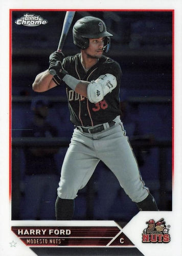 #PDC-131 Harry Ford - Modesto Nuts - 2023 Topps Pro Debut - Chrome Baseball
