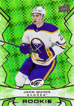 #131 Jack Quinn - Buffalo Sabres - 2022-23 Upper Deck Ice - Green Hockey