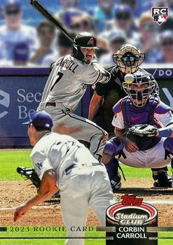 #131d Corbin Carroll - Arizona Diamondbacks - 2023 Stadium Club Baseball