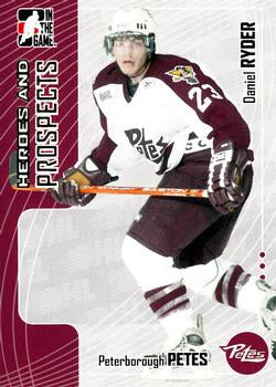 #132 Daniel Ryder - Peterborough Petes - 2005-06 In The Game Heroes and Prospects Hockey