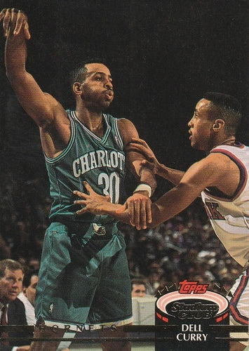 #132 Dell Curry - Charlotte Hornets - 1992-93 Stadium Club Basketball