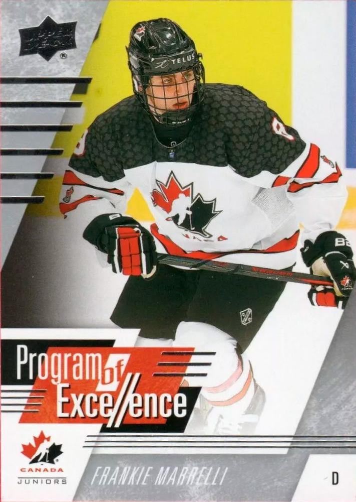 #132 Frankie Marrelli - Canada - 2024 Upper Deck Team Canada Juniors Hockey