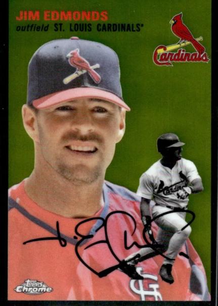 #132 Jim Edmonds - St. Louis Cardinals - 2023 Topps Chrome Platinum Anniversary Baseball