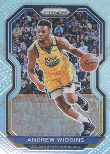 #132 Andrew Wiggins - Golden State Warriors - 2020-21 Panini Prizm - Silver Prizms Basketball