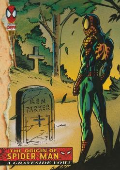#132 A Graveside Vow! - 1994 Fleer The Amazing Spider-Man