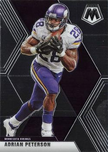 #132 Adrian Peterson - Minnesota Vikings - 2020 Panini Mosaic Football
